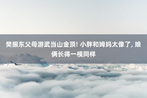 樊振东父母游武当山金顶! 小胖和姆妈太像了, 娘俩长得一模同样